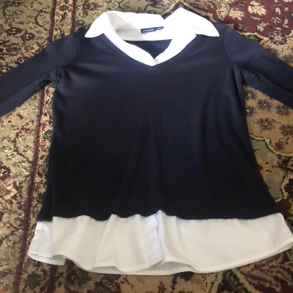 Mid sleeve girls uniform blouse